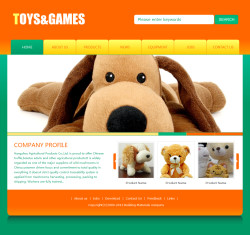 玩具公司网站(英文)