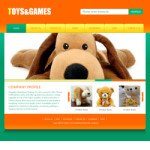 玩具公司网站8129(英文)(宽屏)