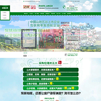 营销型原粮农业类网站(带手机端)