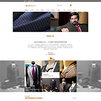 服装设计展示企业网站(带手机端)